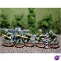 1/76 20mm 1/72 Painted German Anti Tank Gun Cre...