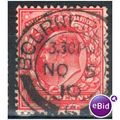 GB stamps 1902-10 KEV11 - 1d SG219 Bournemouth 5