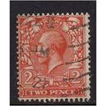 GB 1912 - 24 KGV 2d Orange used Die 1 wmk 100.(...