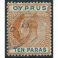 Cyprus 1906 SG61 10pa Orange-Green Fine Used .. ..