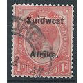 South West Africa 1924 SG17 1d Rose-Red Fine Us...