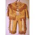 Vintage 1950s Childs Embroidered Native America...