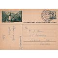 Switzerland 1951 Frutigen 10c postal card Grind...