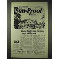 1923 Pittsburgh Plate Glass Patton's Sun-Proof Paint Ad