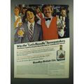 1982 Boodles British Gin Ad - Win the Let's Boodle Sweepstakes