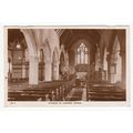 St Mary's Parish Church Interior Aldridge Postc...