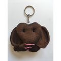 KEY RING - ELEPHANT (BROWN AND PINK)