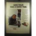 1968 Aurora HO Model Motoring Ad - Give your dad a hard time