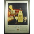 1957 Seagram's Golden Gin Ad - The Golden touch of hospitality