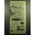 1957 Pimm's Cup No. 1 Advertisement - Everyone knows the world is round
