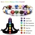 Seven Chakra Energy Stone Unisex Bracelet Promo...