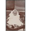 Baby in a Chair, c.1905-10 - RP Postcard
