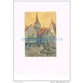 TURCKHEIM, SUNSET, FRANCE, BOOK ILLUSTRATION/PR...