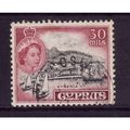CYPRUS 1955 SG180 30M KYRENIA FINE USED