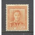 NewZealand.SG680 2d King George VI (Orange).Mou...