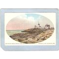 MA Gloucester Lighthouse Postcard Eastern Point...