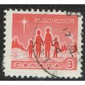 Canada 1964 Christmas 3c Scarlet SG560 FU