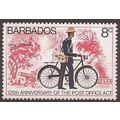Barbados 1976 Post Office 8c Mounted Mint MM SG...