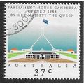 AUS 1988 37c 'PARLIAMENT HOUSE, CANBERRA ' FINE...