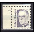 2171 4c Father Flanagan Fine MNH Dry Gum P#S 1 ...
