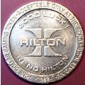Hilton. $1 Casino Token. Reno, NV. F30.