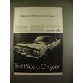 1968 Chrysler Newport 2-Door Hardtop Car Ad!