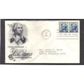 FDC Art Craft 1304 5c George Washington Pair (C...
