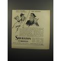 1951 Sheraton Hotels Ad - What's the best hotel in New York?
