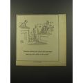 1954 American Airlines Ad - Courtroom Jury Cartoon