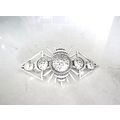 Long silver metal celtic viking nordic metal fi...