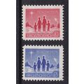 Canada 1964 Christmas Set Mint Hung SG 560-561 VGC