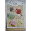 1998 Teddy Knitting Yarns 7175 baby hats, DK, b...