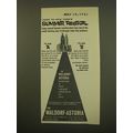 1961 Waldorf-Astoria Hotel Advertisement - Come...