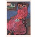 Paul Gauguin Reverie Painting Postcard