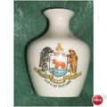 Corona Crested China Vase City of Oxford Crest ...