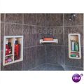 Recessed Shampoo - Soap Porcelain Almond Glossy