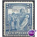 Cyprus 1928 SG126 2 1/2 Piastres Light Blue Mou...