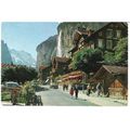 Lauterbrunnen, Bern, Switzerland - Dorfpartie, ...