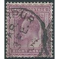 India 1903 SG133 8a Purple Fine Used....
