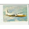 Aviation AIR ANGLIA F27 FOKKER Postcard by Skil...
