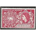 Bermuda 1953 SG148 5/- Carmine Mounted Mint . ..