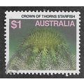AUS 1979 $1.00 'CROWN OF THORNS STARFISH' FINE ...