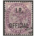 1882 O3 1d Lilac Inland Revenue Official Fine U...