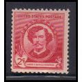 885 2c James Whistler Just Clears MNH KA4223