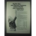 1967 Pacific Gas and Electric Company Ad - Customers