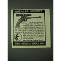 1980 Buehler Mounts Ad - Smith & Wesson Model 29