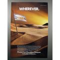 1985 MasterCard Travelers Cheques Ad - Wherever
