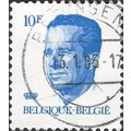 BELGIUM, King Baudouin, blue 1982, 10F, #4