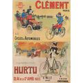 Clement Bicycles Hurtu Bike 2x French Poster Po...