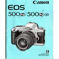 1996 Canon EOS 500N 500N QD Instruction Manual ...